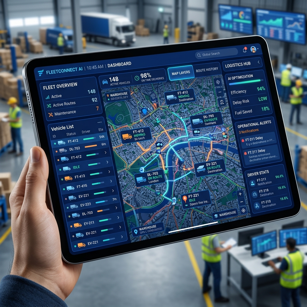 AI Fleet Tracking & Route Optimization Case Study