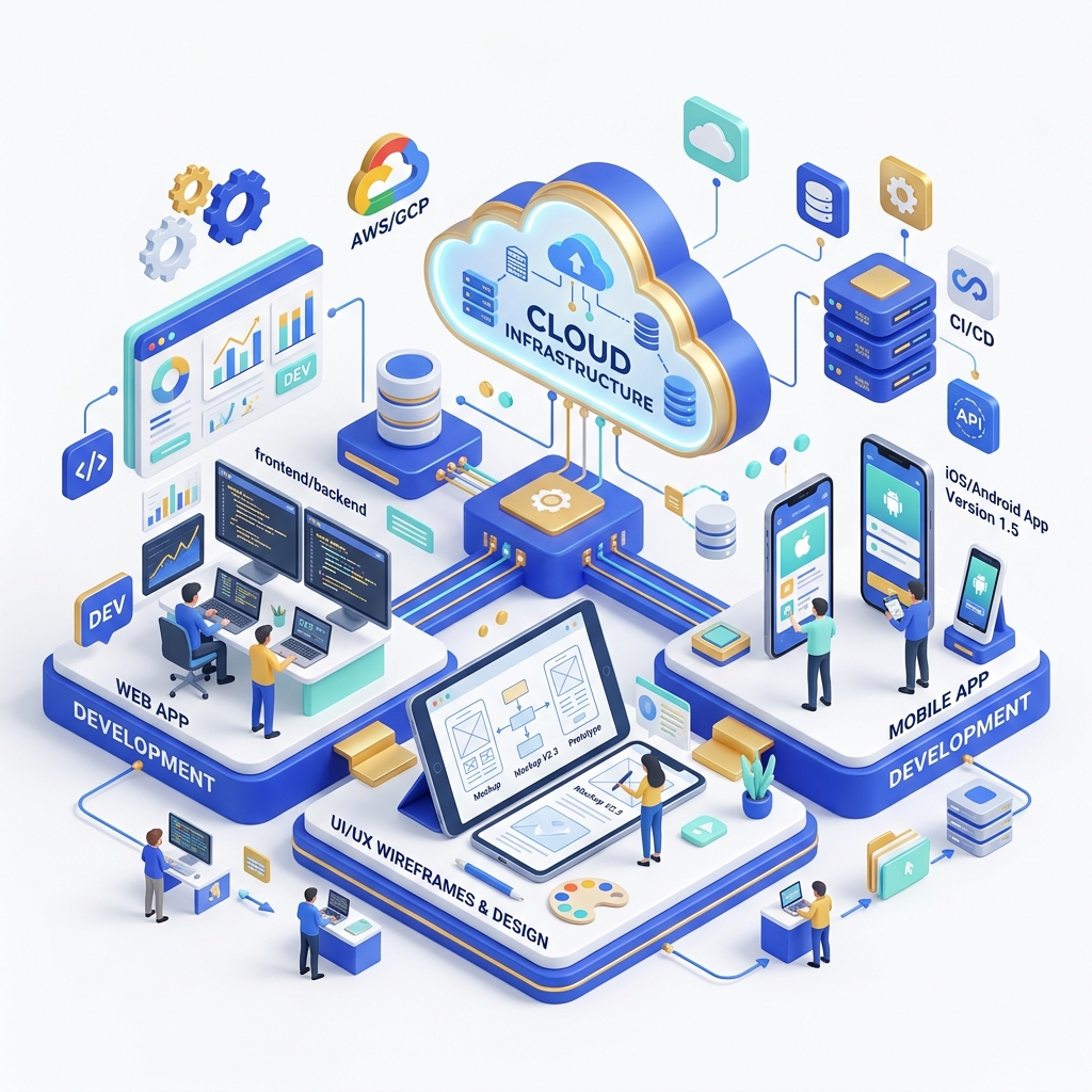 Techgenix Cloud, Web, Mobile and UI/UX Services